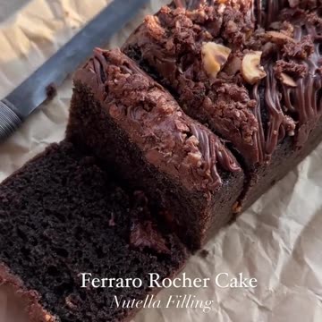 Ferraro rocher cake|Nutella filling|,🍫🥧
