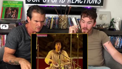 Reaction video on Zakir Hussain