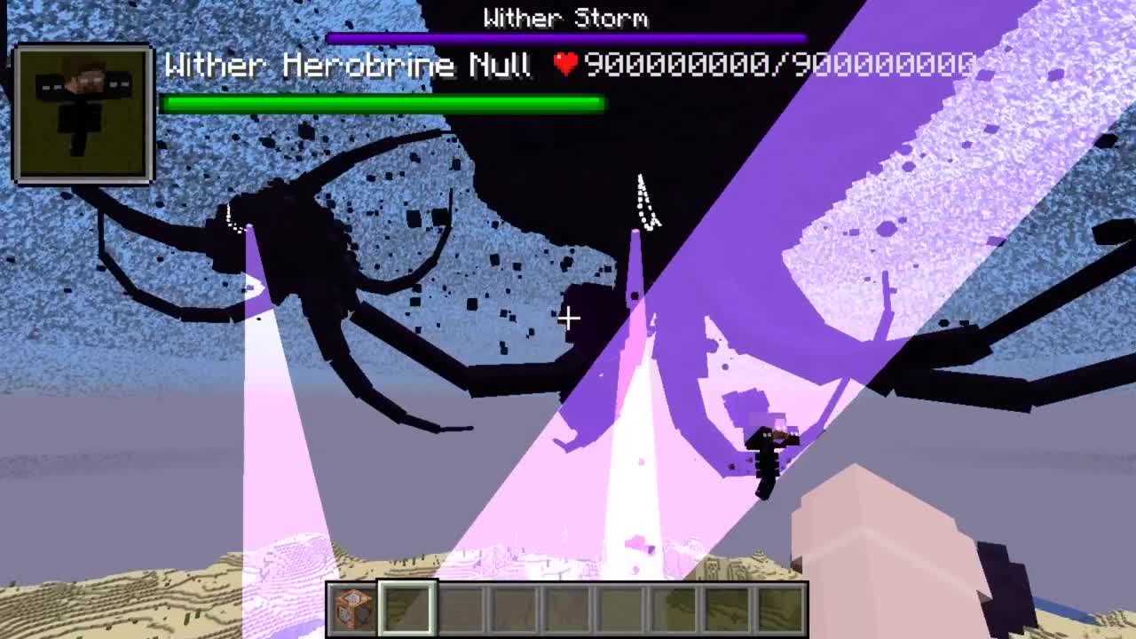 Herobrine Wither vs Wither Storm 7 STAGE in minecraft creepypasta8