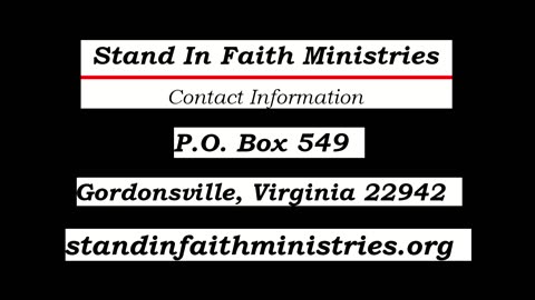 Stand In Faith Ministries Interview