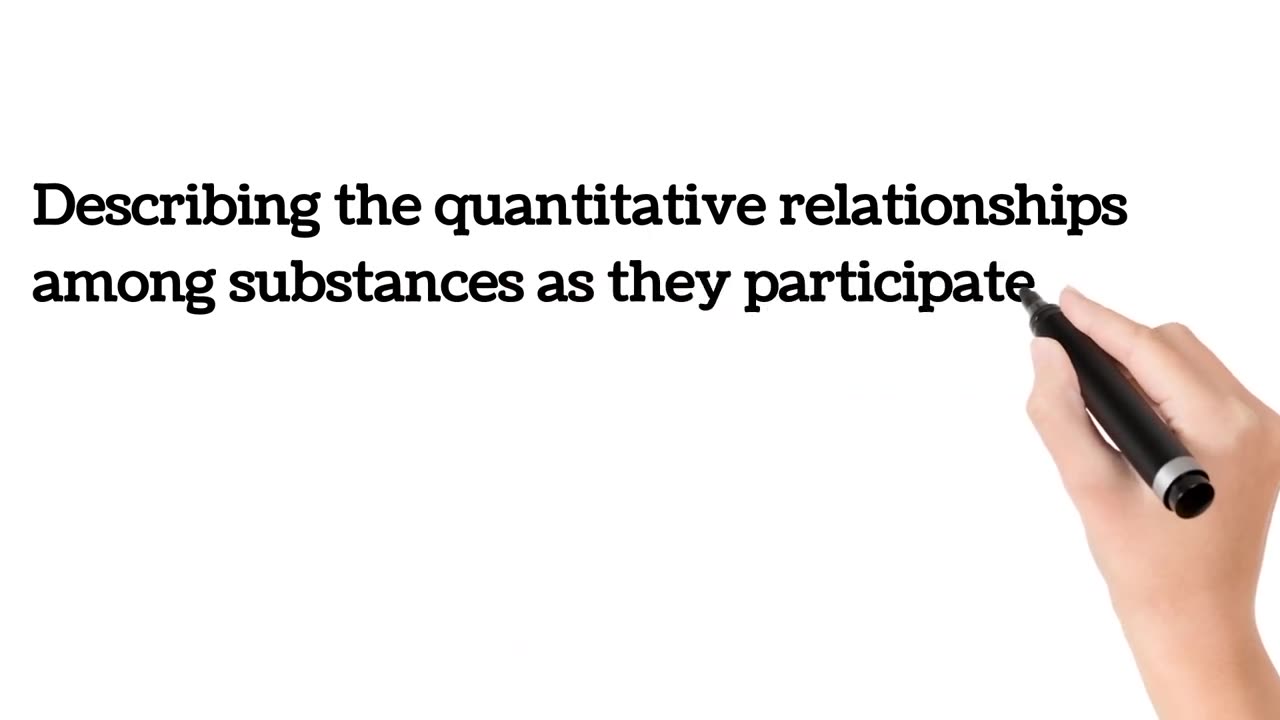 What is stoichiometry in chemistry?