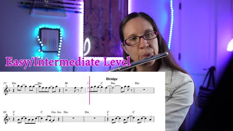 Whitney Houston - I Wanna Dance with Somebody Flute Beginner-Advanced Level