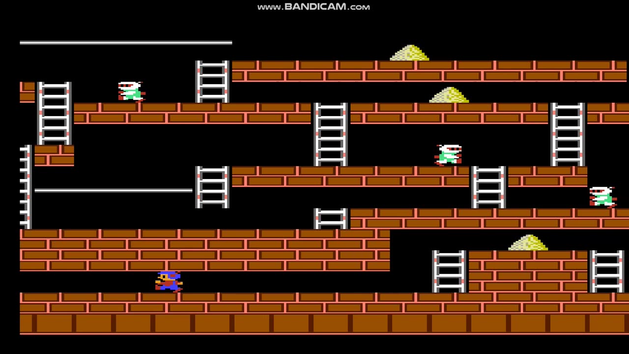 Lode Runner VS Donkey Kong - Game VS Game - Retro Arcade, Game Play