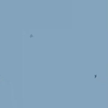 Aerial dogfight over Ukraine