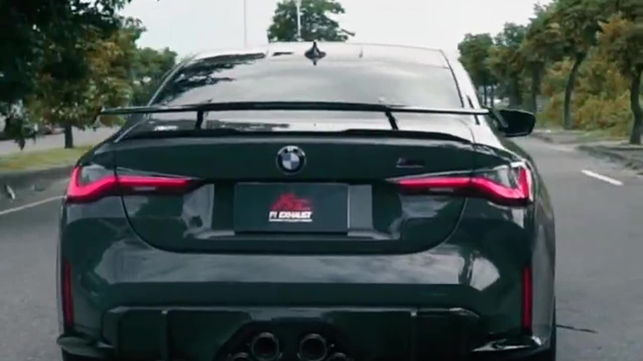 BMW G82 M4 W/FI EXHAUST M PERFOMANCE STYLE VALVETRONIC EXHAUST AND DIFFUSER X EDO TUNING