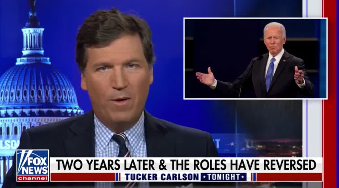 Tucker Carlson says that Biden's website "no longer links to Joe Biden's tax returns"