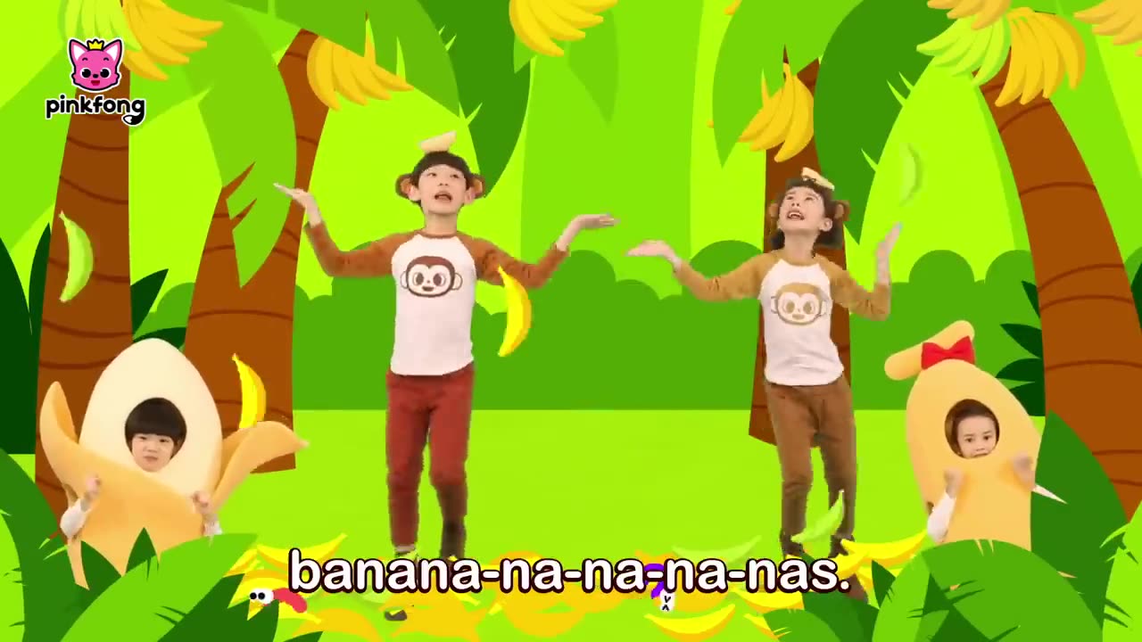 Monkey banana dance nursery rhymes & kids song