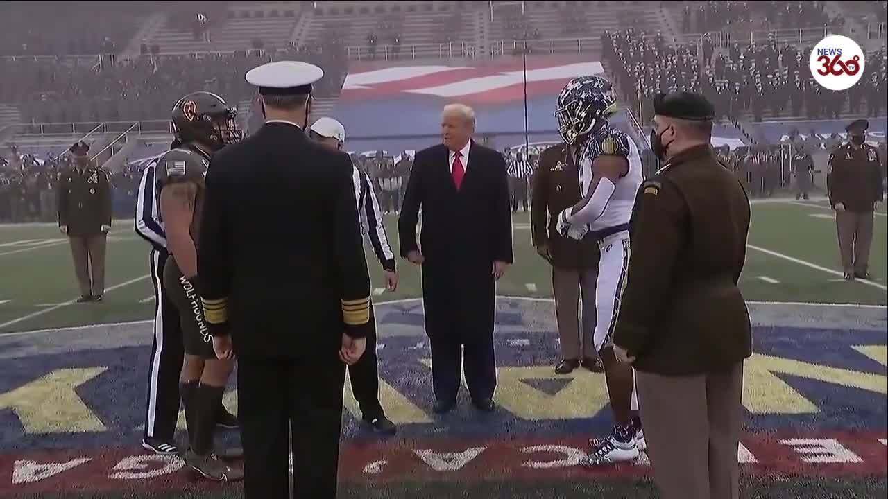 President Trump does coin toss at Army-Navy football game | Coin (Gold & Silver Plated)