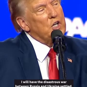 Trump says he can end ukarine war in one day