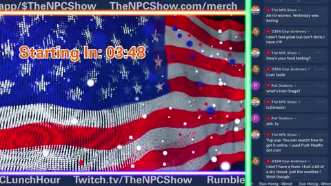 🔴LIVE: NPC Lunch Hour 🟠⚪🟣 The NPC Show