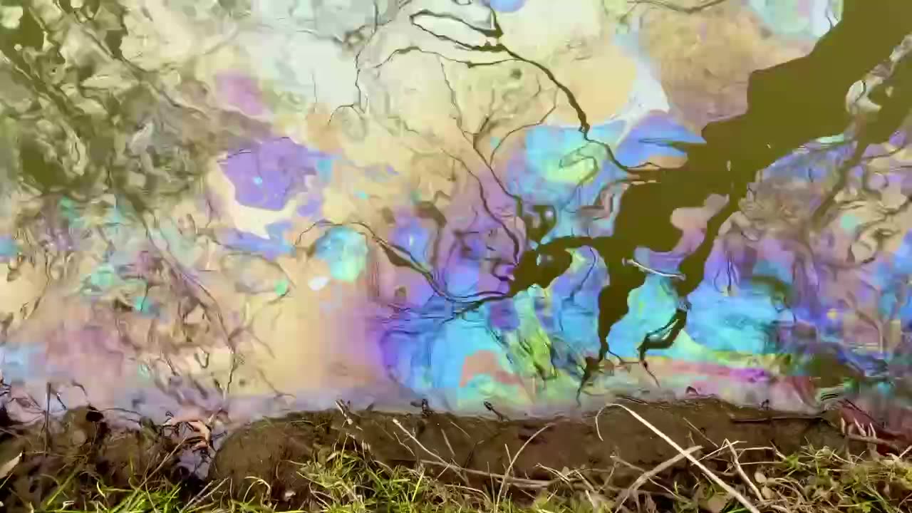 Contaminated East Palestine OH River