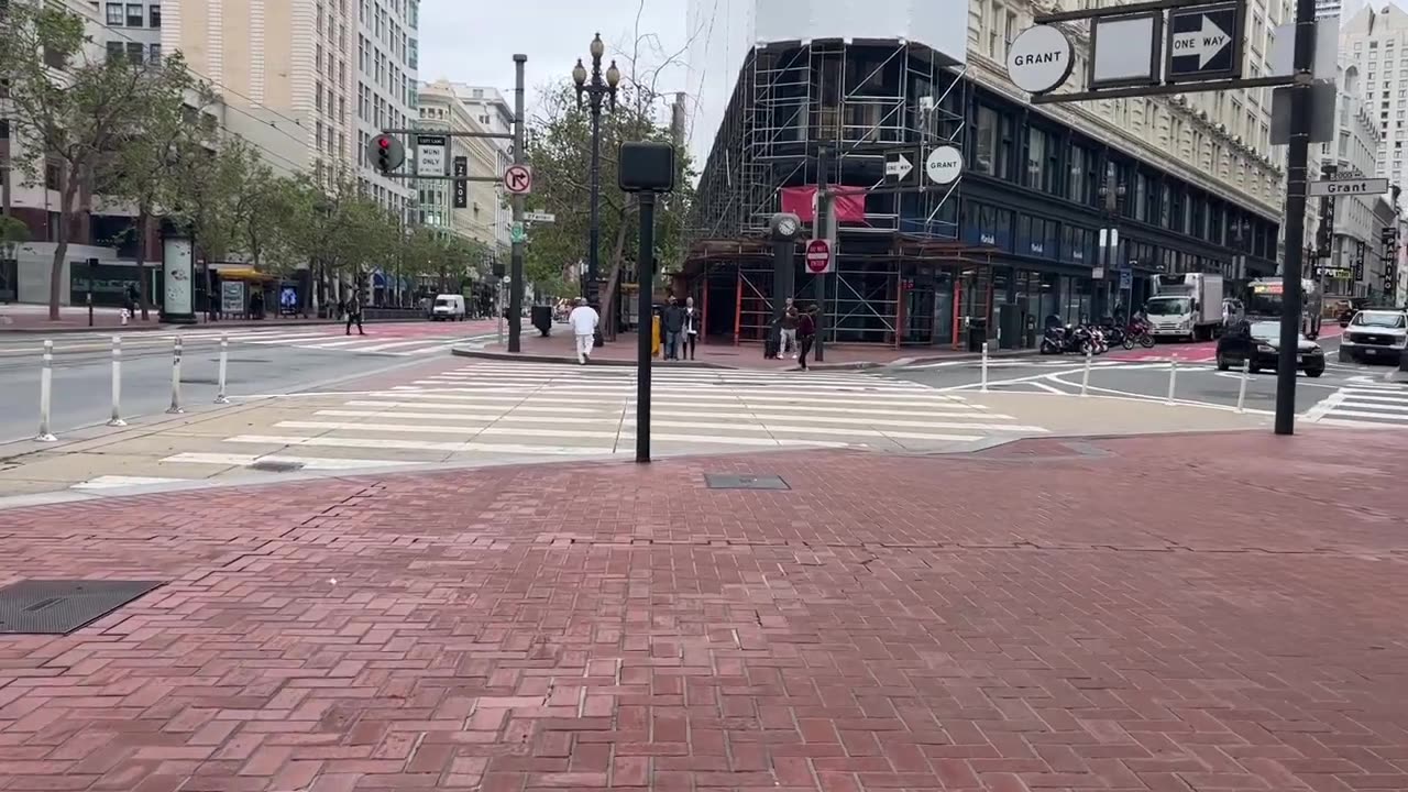 A Surreal Journey Down San Francisco's Deserted Market Street