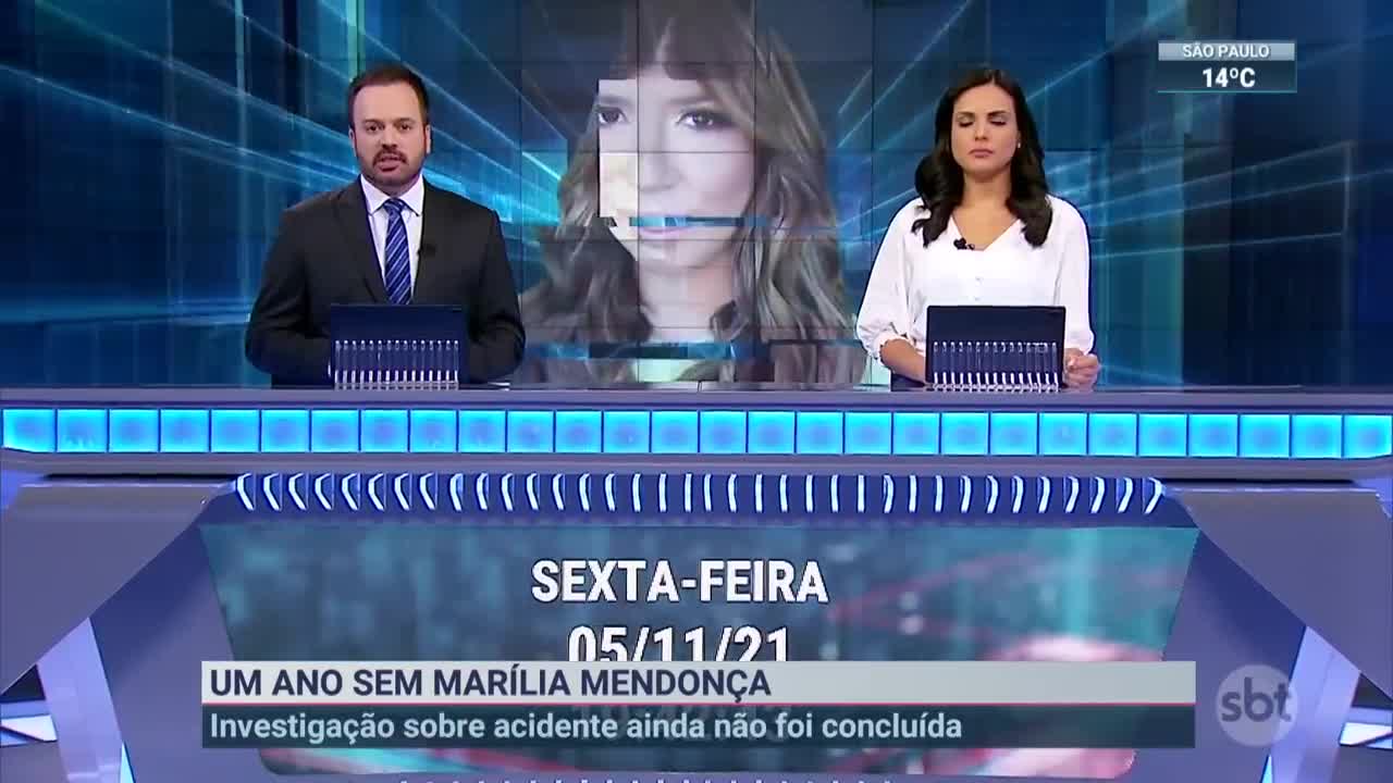 Morte de Marília Mendonça completa 1 ano neste sábado | SBT Brasil (04/11/22)