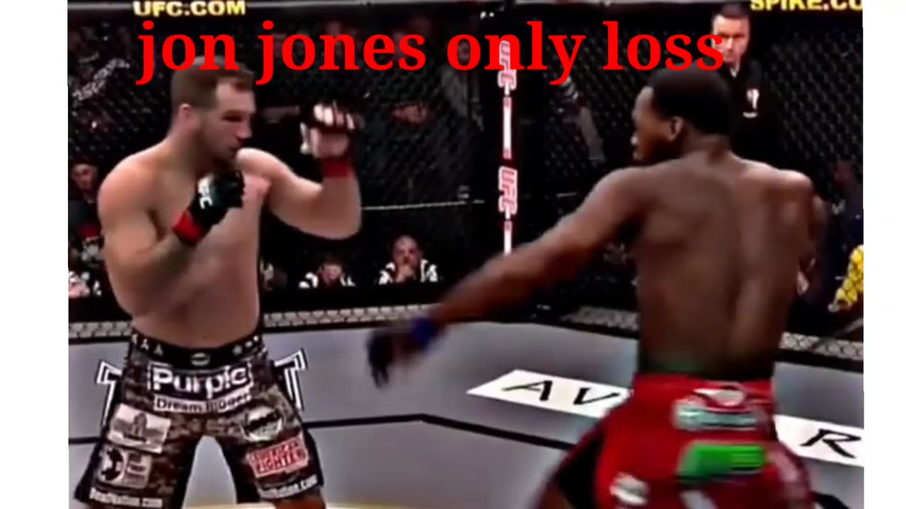 Jon Jones only loss ufc highlights