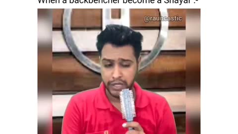 When back benchers become shayar #funny #comedy