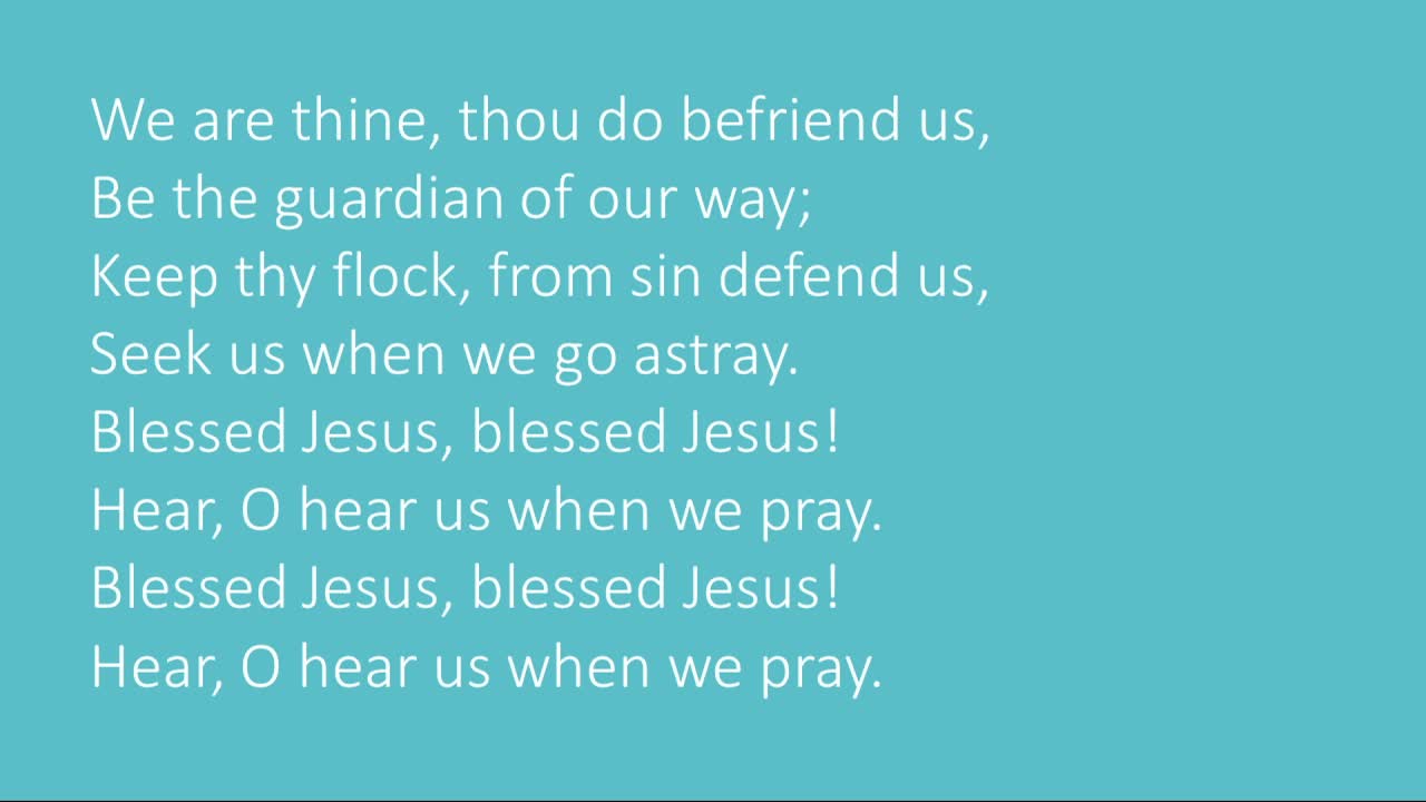 Savior Like a Shepherd Lead Us
