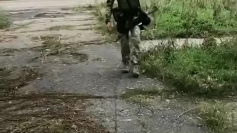 Incredible Footage from Ukrainian Artilleryman