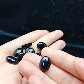 Natural turquoise and black onyx Charoite 10mm*14mm cabochon Gemstones For Jewelry 20231225-06-08