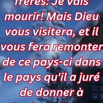 "La Promesse de Dieu à travers Joseph"Genèse 50:24#shortvideo #shorts #youtube #ytshorts #ytubeshort