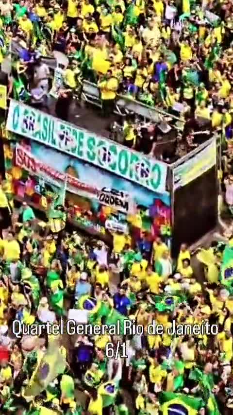 Rio protests brasil now chanting "armed forces, save brasil"