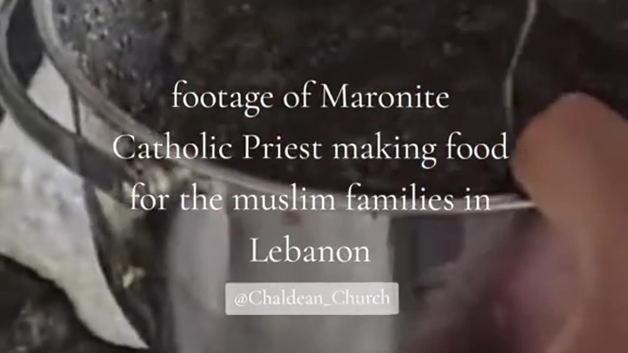 Feeding Souls: A Maronite Priest’s Act of Love in Lebanon ✝️❤️