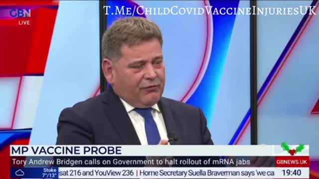 MP Andrew Bridgen; Suspend The mRNA Injections