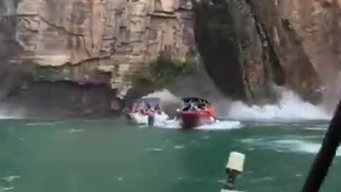 ⚠️Oh No!! Family crushed on boat under mountain