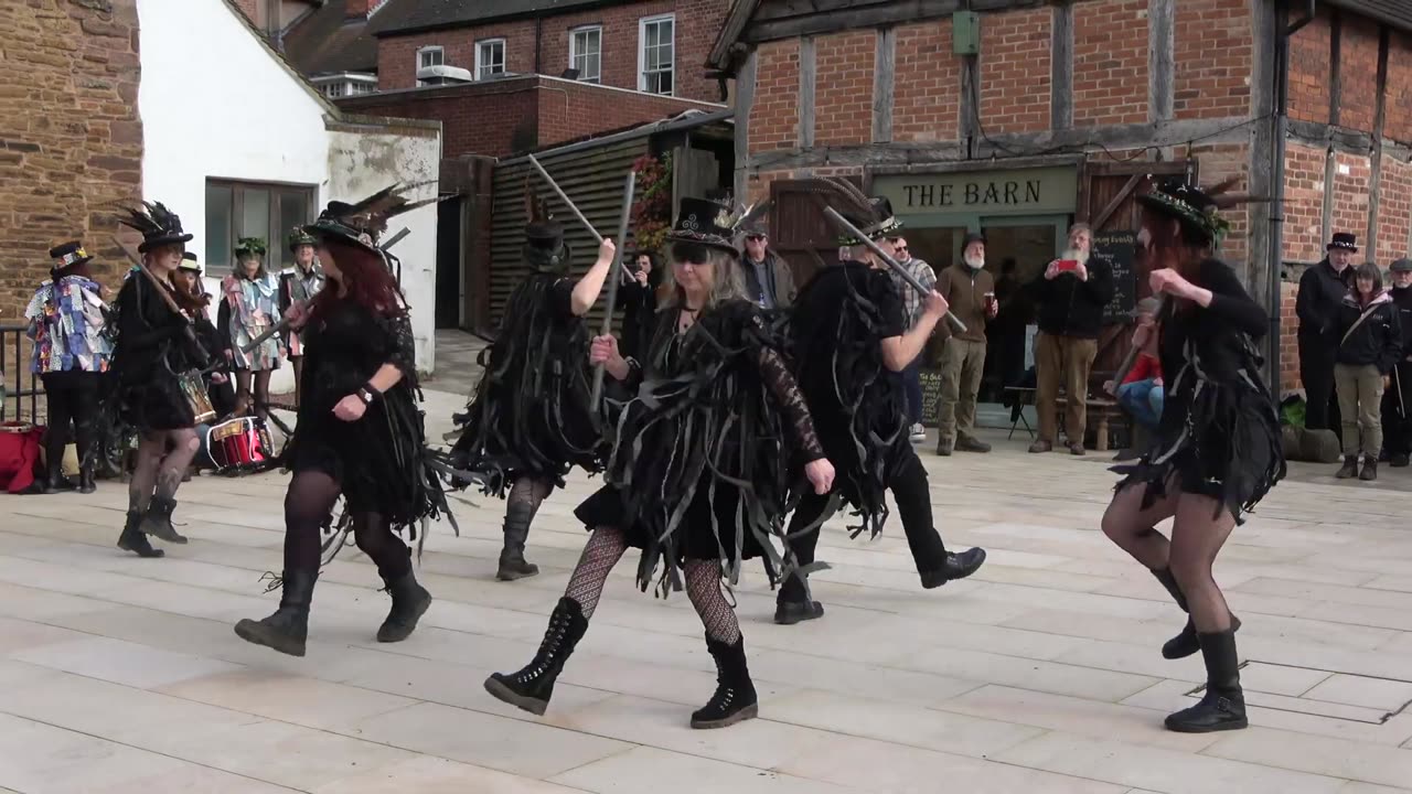 Raggedstone Border Morris - Queen Of The Fairies - Ledbury - 23 3 24