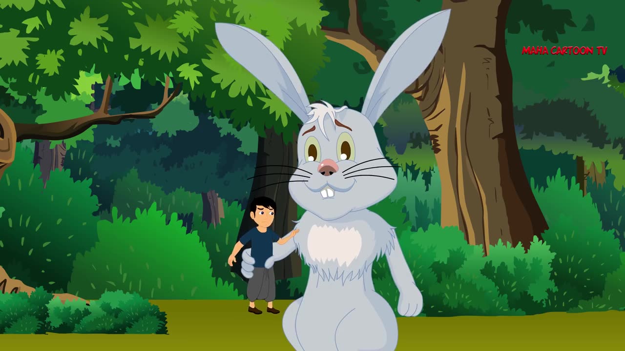 Magical rabbit English cartoon