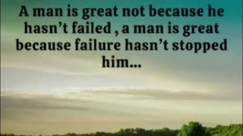 Thought for the day…” Giving up will never get you anywhere “