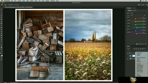 Converting to black and white and color toning with Gradient Maps