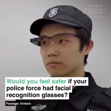 Chinese Facial Recognition Glasses
