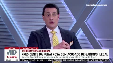 Presidente da Funai posa com acusado de garimpo ilegal