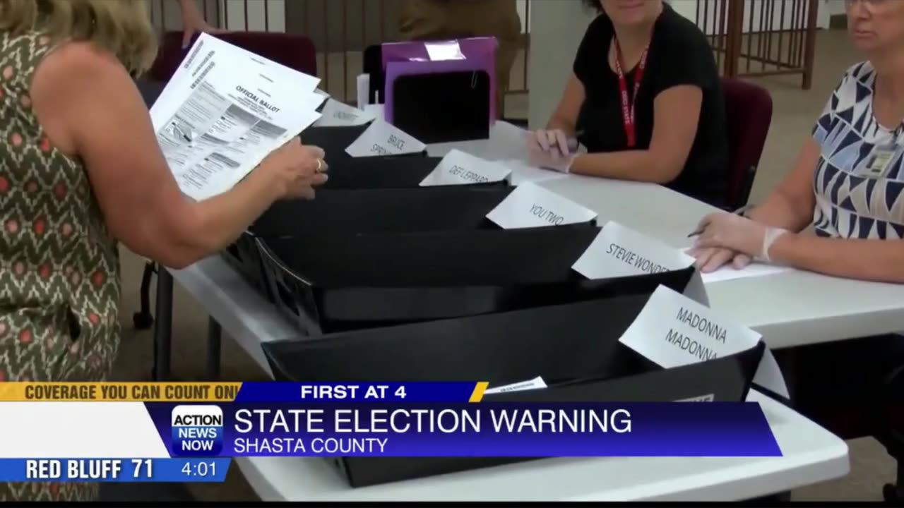 CA SOS Threatens Shasta County