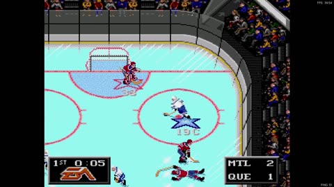 NHL '94 Sega Super Liga Playoff Round 1 G6 - Len the Lengend (MON) at kidswasted (QUE)