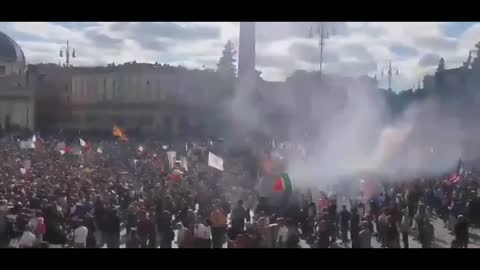 Rome & Paris Lockdown Protests 10/9/21