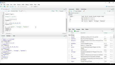 Python Full Course - Chapter 21 - 2. Atomic Vector Types in R