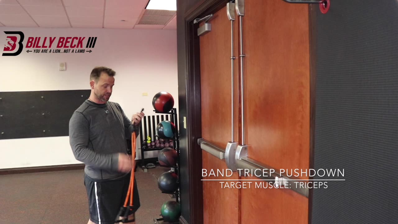 Band Tricep Pushdown