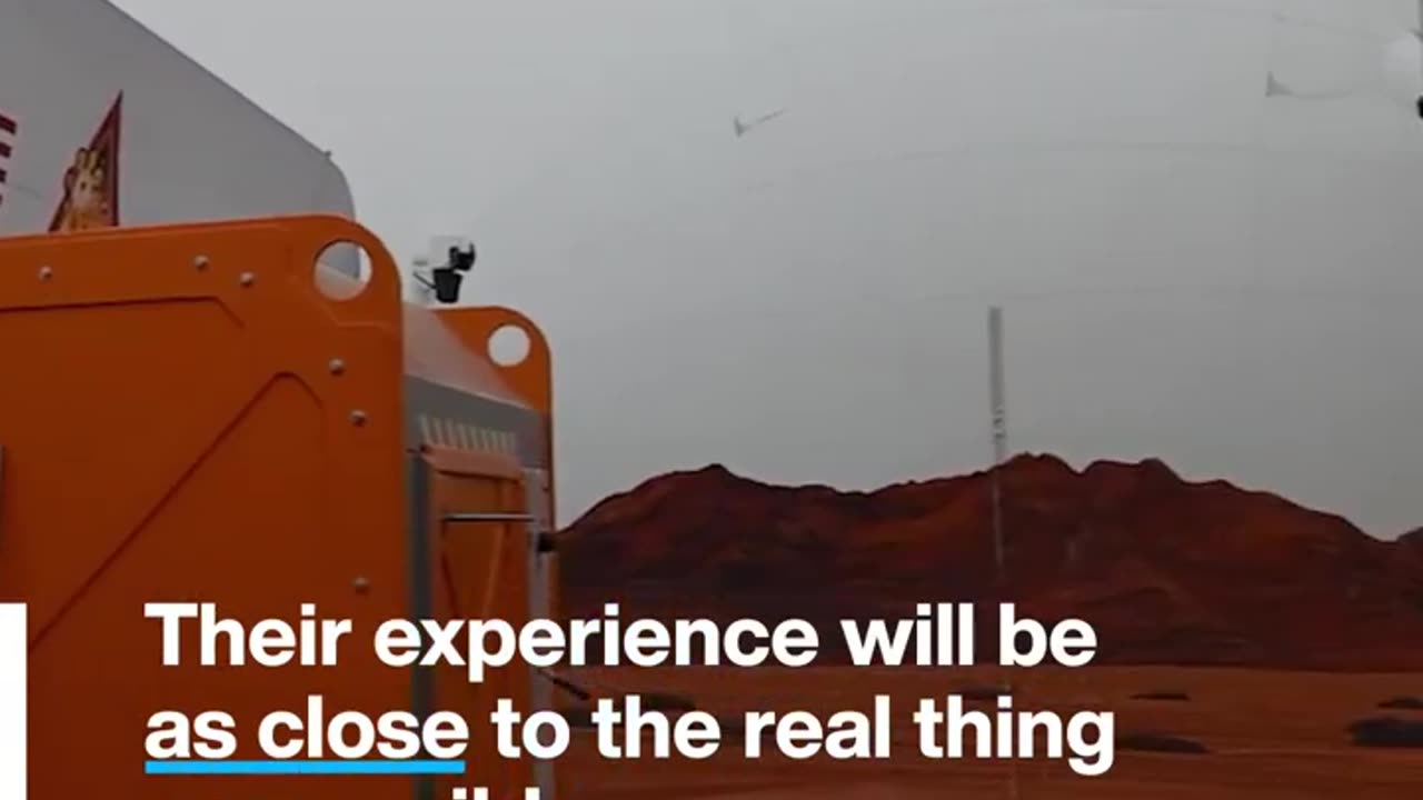 4 volunteers are spending a year in a simulated Mars base