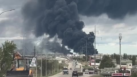 The oil depot in Feodosia 🔥🔥🔥