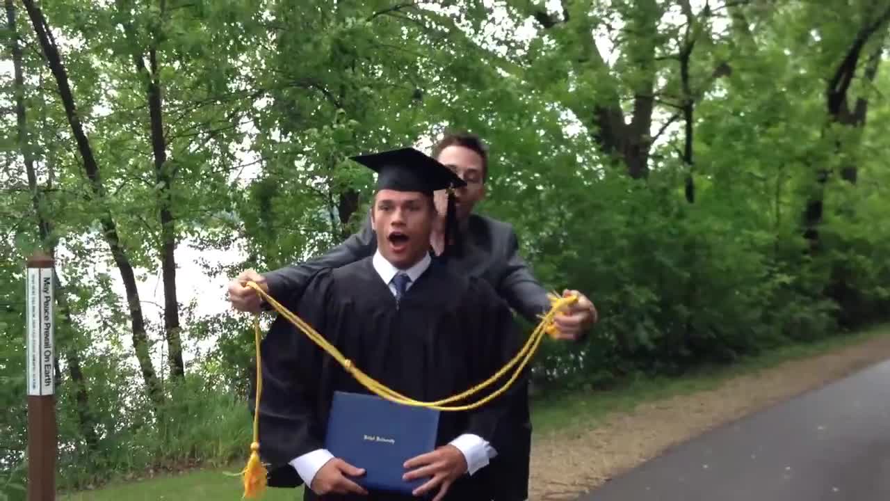 My brother graduated college