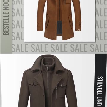 Herren Kaschmir Wintermantel – Stilvoll & Warm für Business und Freizeit