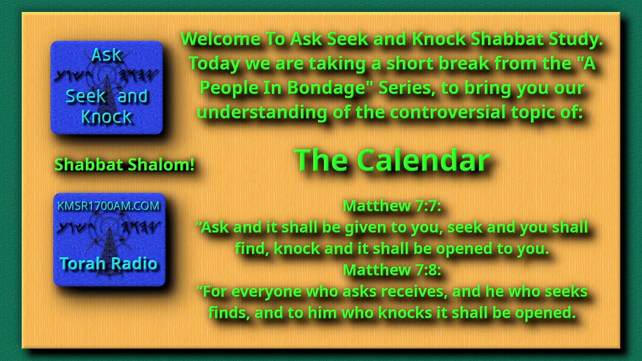 The Calendar - Part 1