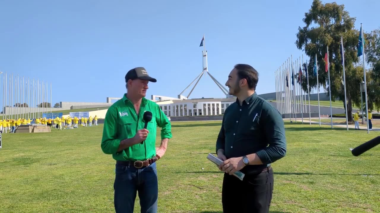 Interview with Joel Jammal at "Keep the Sheep" Rally in Canberra - 10/9/2024