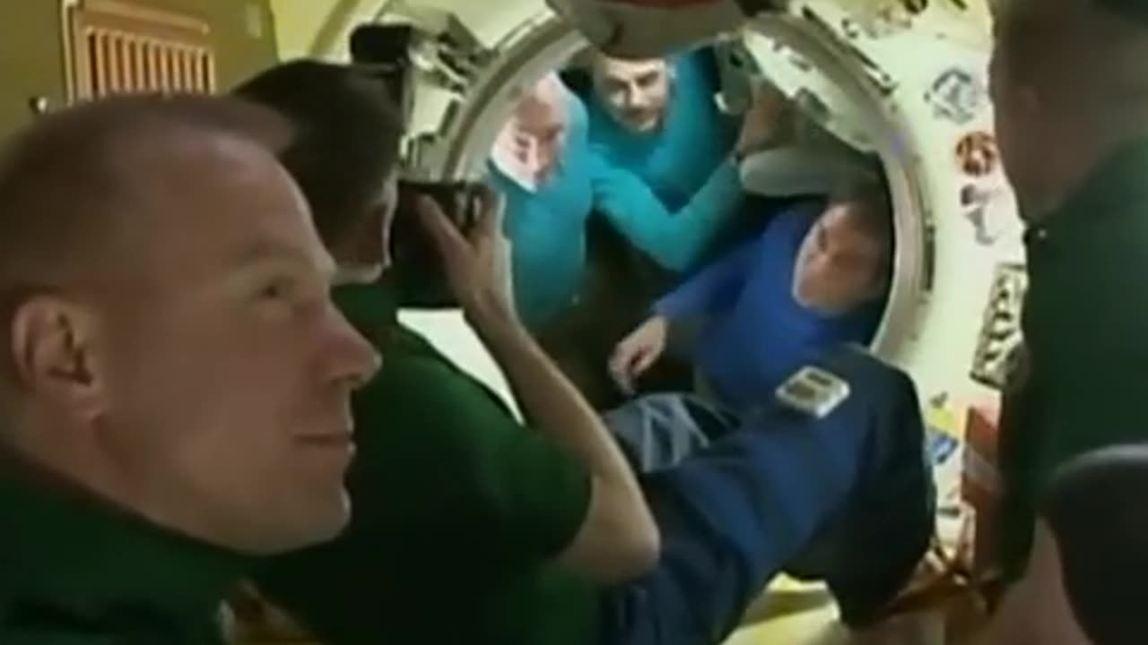 "Homecoming of the Celestial Explorers: The Year in Space Crew's Triumphant Return"