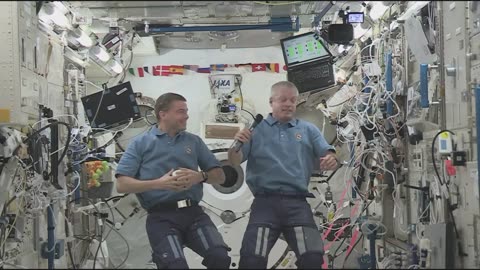 Space Station Crew Discusses Life in Space with California Students