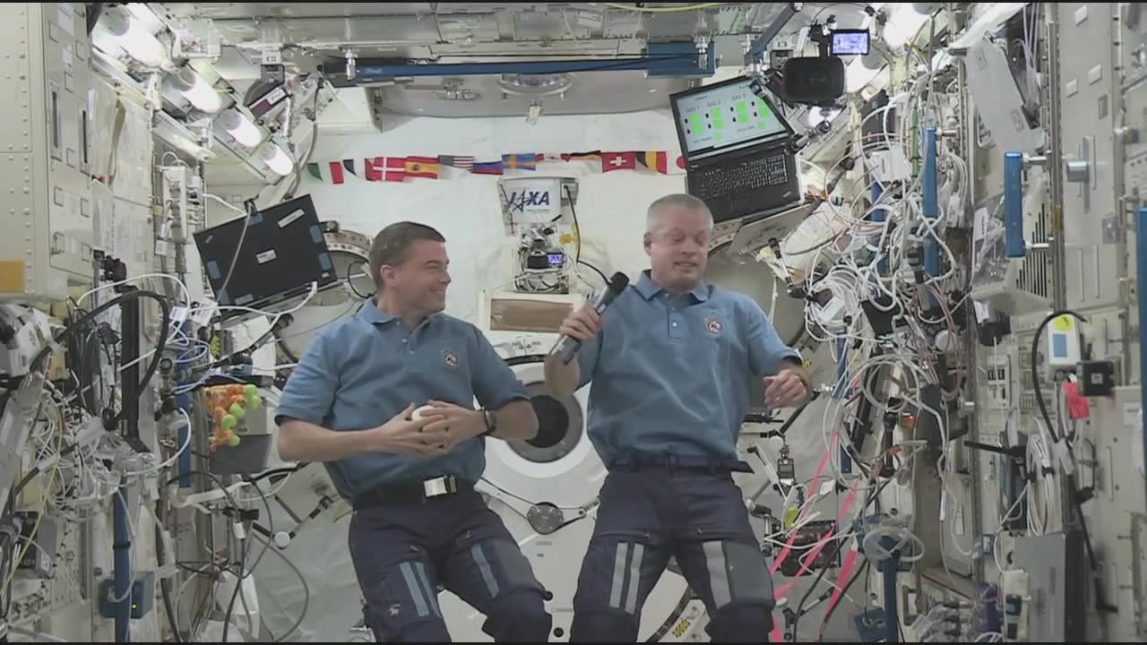 Space Station Crew Discusses Life in Space with California Students