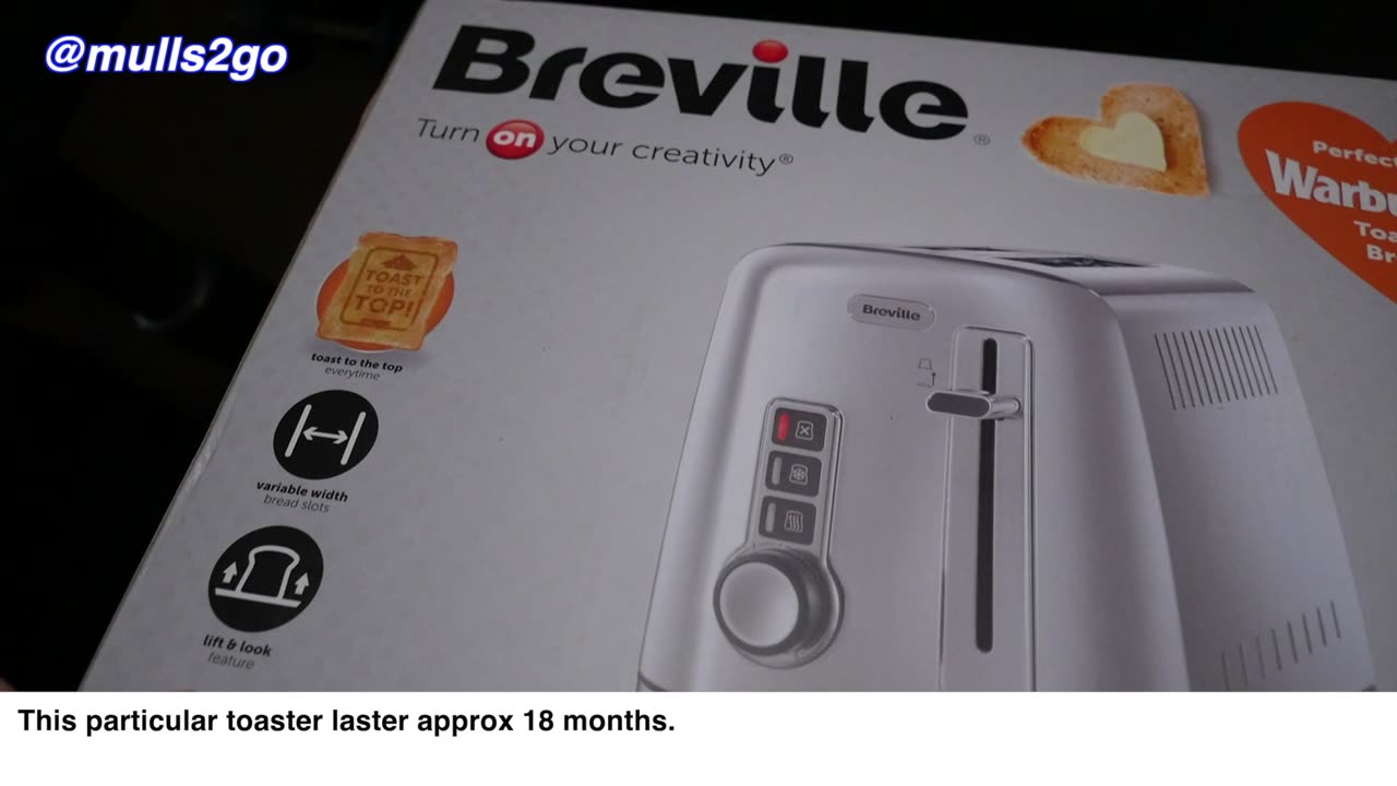 Breville 2-Slice Toaster the Perfect Fit for Warburtons Bread uk unboxing