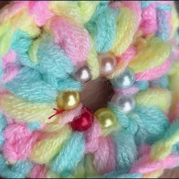 Handcrafted crochet bracelet #crochet #craft #art