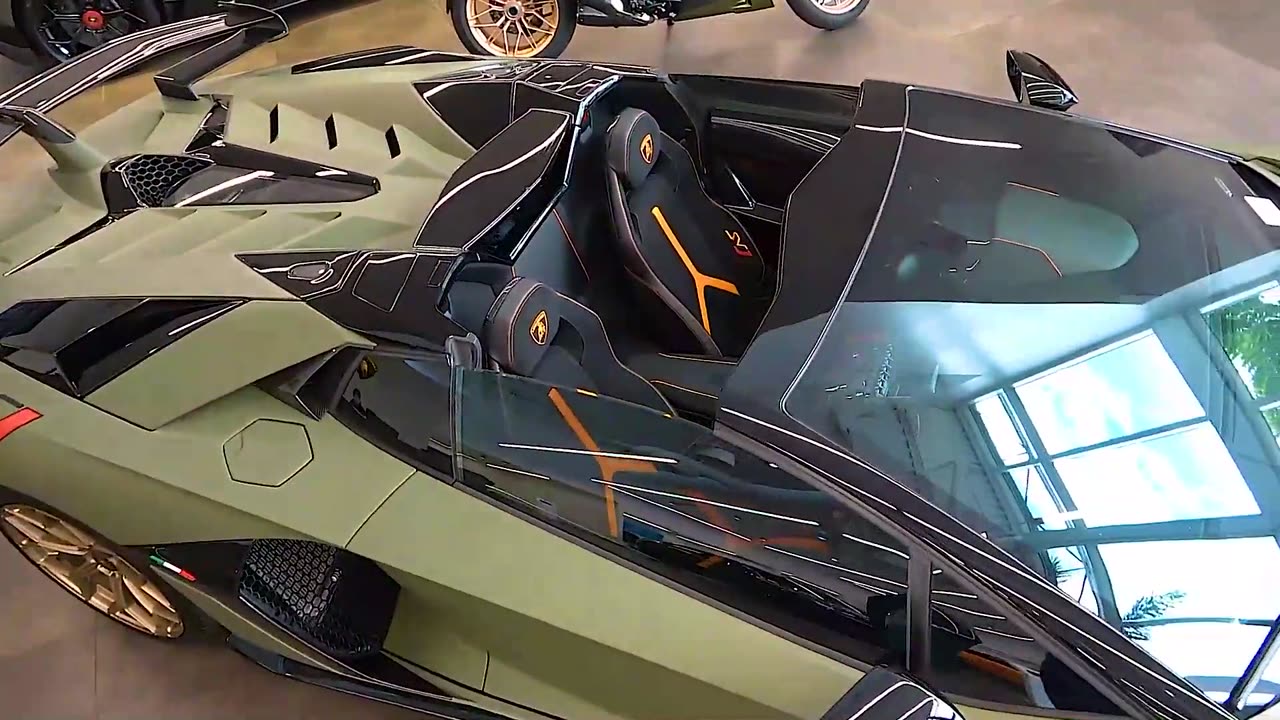 Lamborghini Aventador SVJ With Unique Paint Color Up For Auction #suppercar #lookcartv